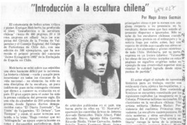 Introducción a la escultura chilena
