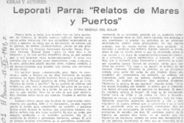 Leporati Parra, "Relatos de mares y puertos"