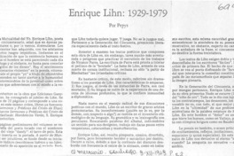 Enrique Lihn, 1929-1979