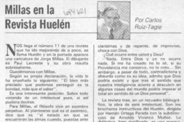 Millas en la Revista Huelén