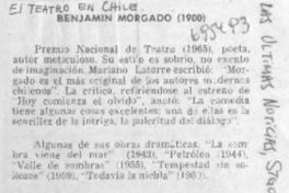 Benjamín Morgado (1900).