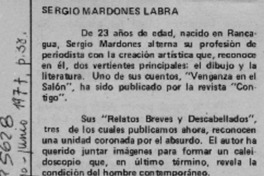 Sergio Mardones Labra.