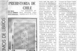 Prehistoria de Chile