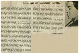 Antología de Gabriela Mistral