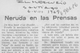 Neruda en las prensas.