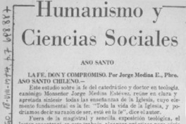 Humanismo y ciencias sociales