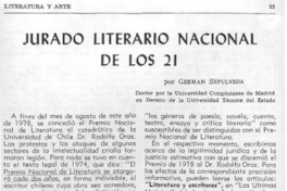 Jurado Literario Nacional de los 21