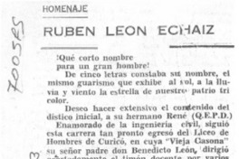 Rubén León Echaiz