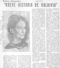 Breve historia de Valdivia"