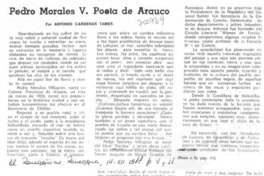 Pedro MOrales V. poeta de Arauco