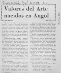 Valores del arte nacidos en Angol.