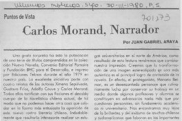 Carlos Morand, narrador