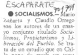 Socialismos.