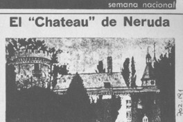 El "Chateau" de Neruda.
