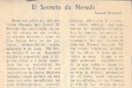 El secreto de Neruda