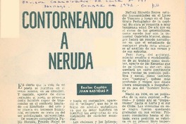 Contorneando a Neruda