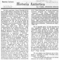 Historia antártica