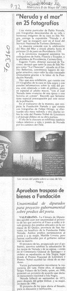 Neruda y el mar" en 25 fotografías.