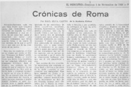 Crónicas de Roma"