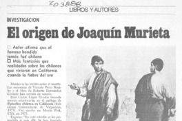 El origen de Joaquín Murieta