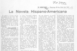 La novela Hispano-Americana