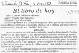 Cuentos folklóricos chilenos.