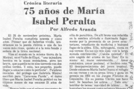 75 años de María Isabel Peralta
