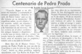 Centenario de Pedro Prado