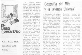 Geografía de mito y la leyenda chilenos"