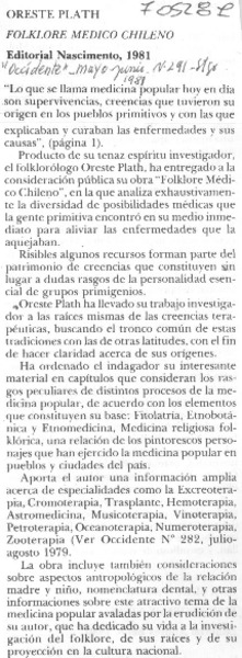 Folklore médico chileno