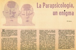 La parapsicología, un enigma