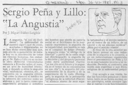 Sergio Peña y Lillo: "la angustia"