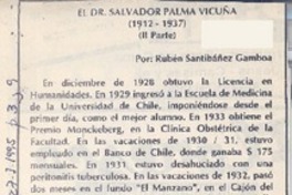 El Dr. Salvador Palma Vicuña