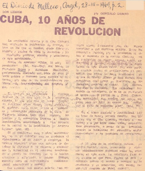 Cuba, 10 años de revolución
