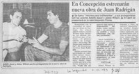 En Concepción estrenarán nueva obra de Juan Radrigán.