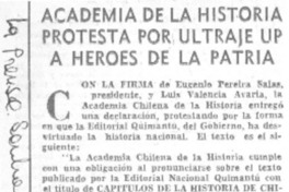 Academia de la historia protesta por ultraje UP a héroes de la patria