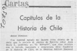 Capítulos de la historia de Chile