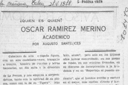 Oscar Ramírez Merino