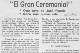 "El Gran ceremonial".
