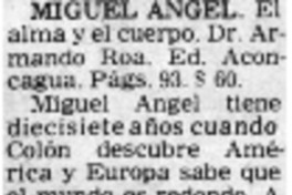 Miguel Angel. El alma y el cuerpo
