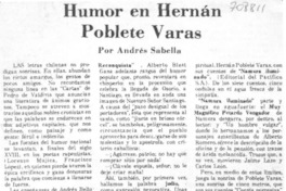 Humor en Hernán Poblete Varas