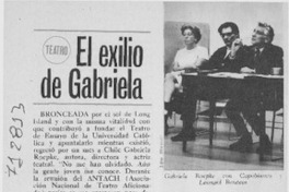 El exilio de Gabriela