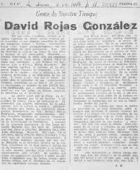 David Rojas González