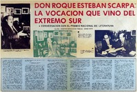Don Roque Esteban Scarpa, la vocación que vino del extremo sur