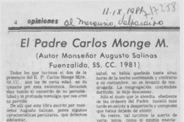 El padre Carlos Monge M.
