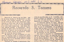 Recadero S. Tornero.