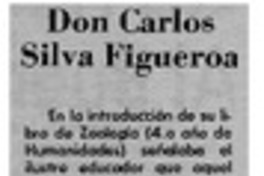 Don Carlos Silva Figueroa