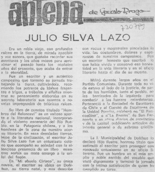 Julio Silva Lazo