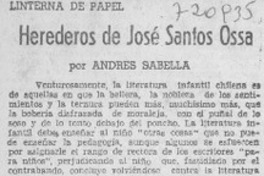 Herederos de José Santos Ossa