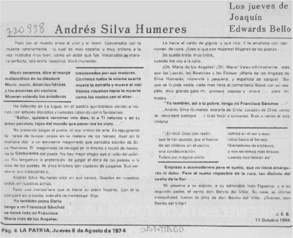 Andrés Silva Humeres